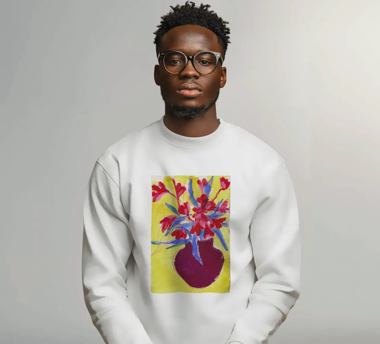 First Half Yellow Sketchbook Page felpa da Sonia Brittain