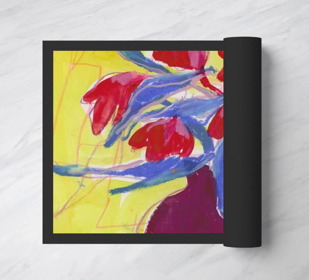 First Half Yellow Sketchbook Page zerbino da Sonia Brittain