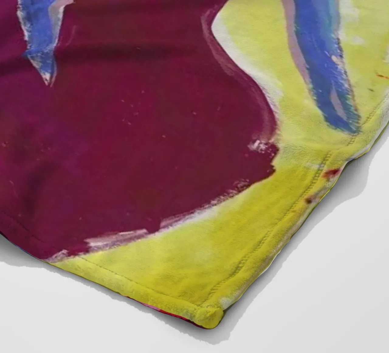 First Half Yellow Sketchbook Page coperta in pile da Sonia Brittain