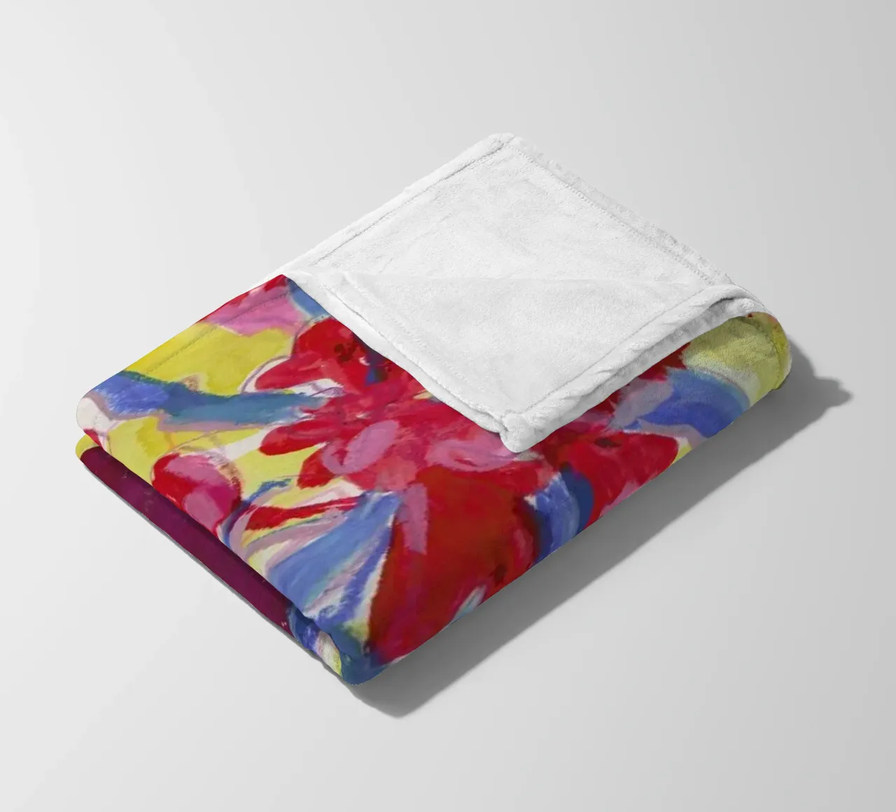 First Half Yellow Sketchbook Page coperta in pile da Sonia Brittain