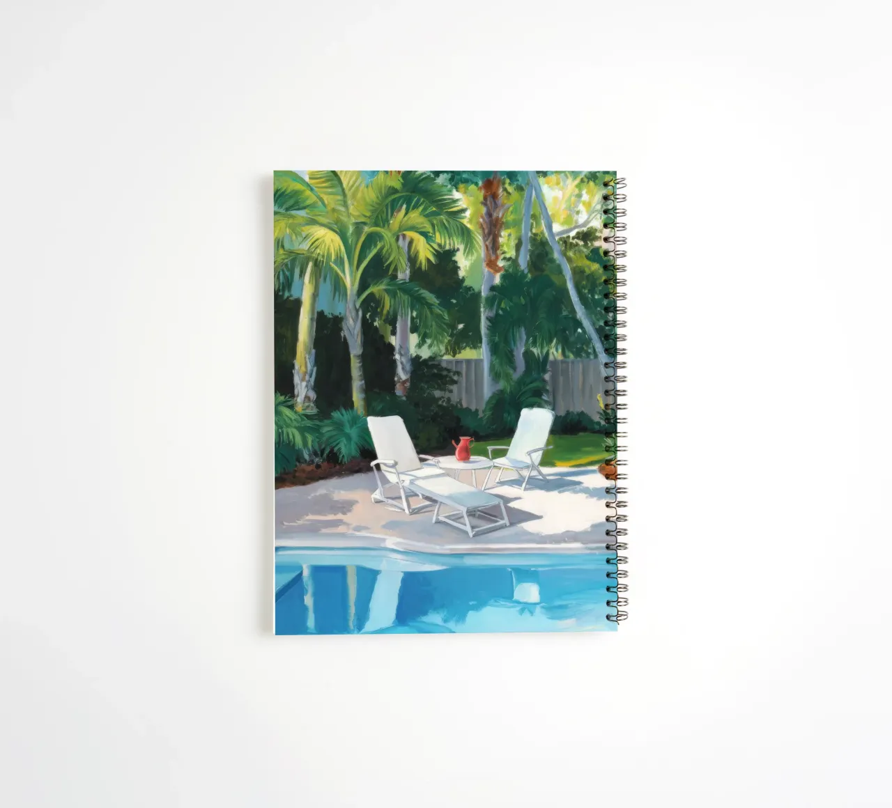Sunlit Palm Oasis Ringbuch von Infinite Chroma