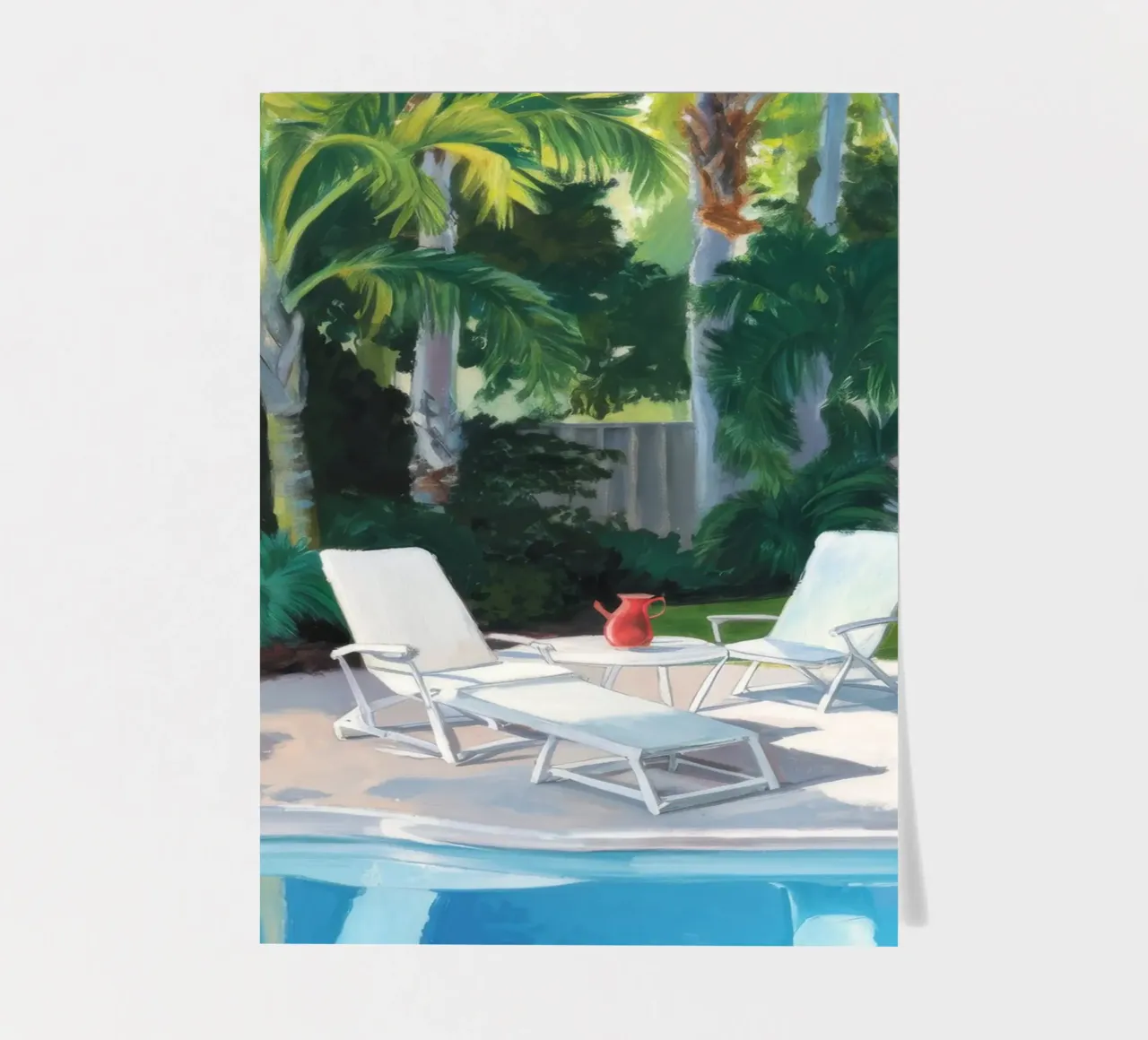 Sunlit Palm Oasis Stickerbogen von Infinite Chroma