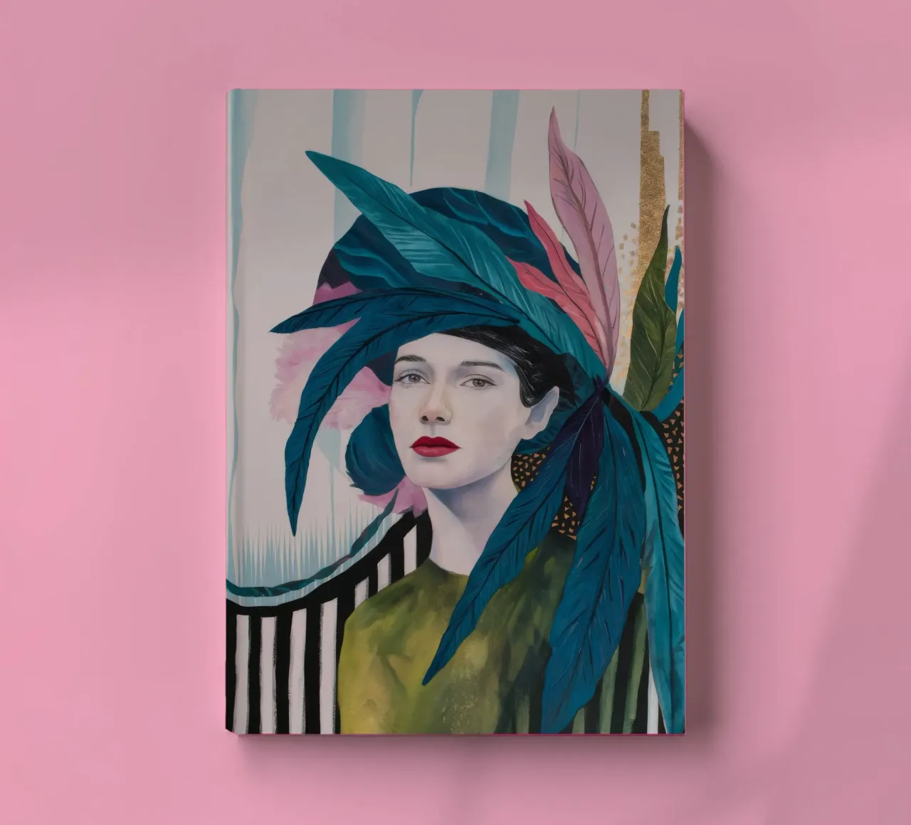 Azure Plume Allure notebook by Vivid Reverie