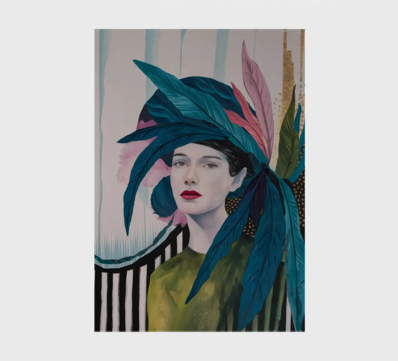 Azure Plume Allure notebook by Vivid Reverie