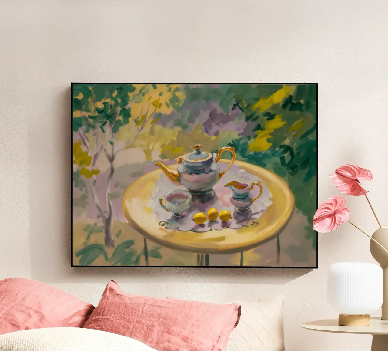 Gilded Tea Repast plexiglass da Radiance Landscape