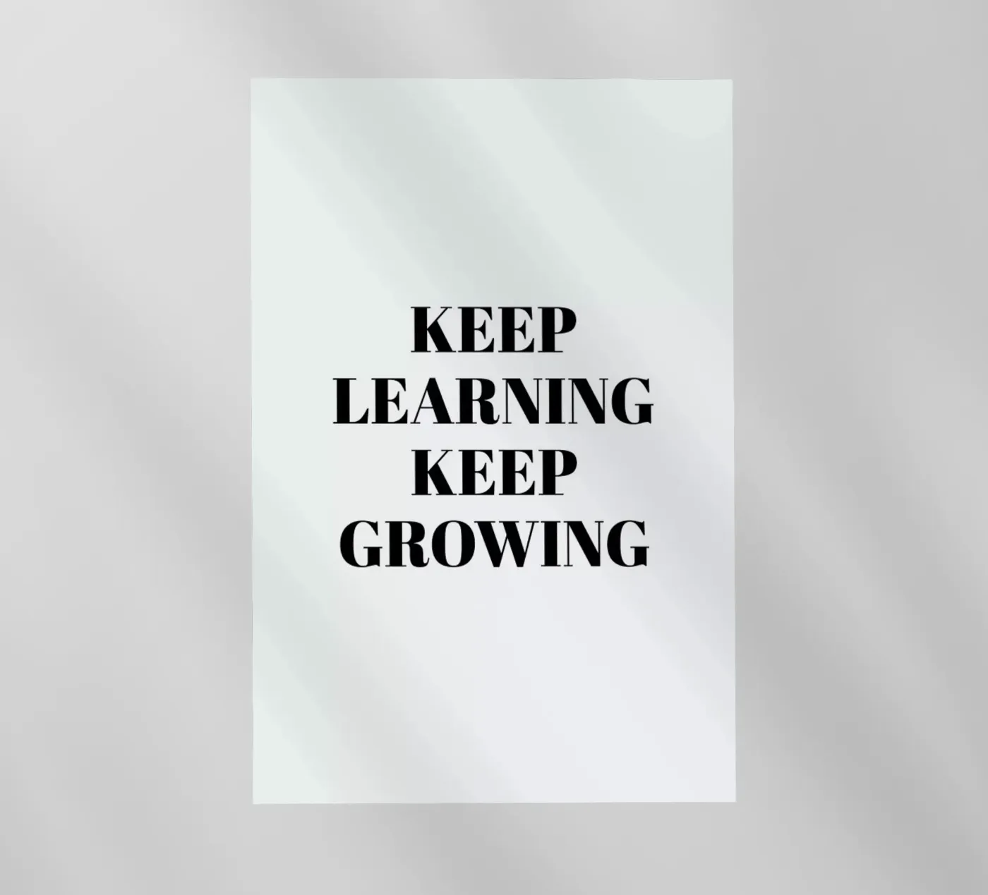 Keep Learning pellicola backlit da Studio One