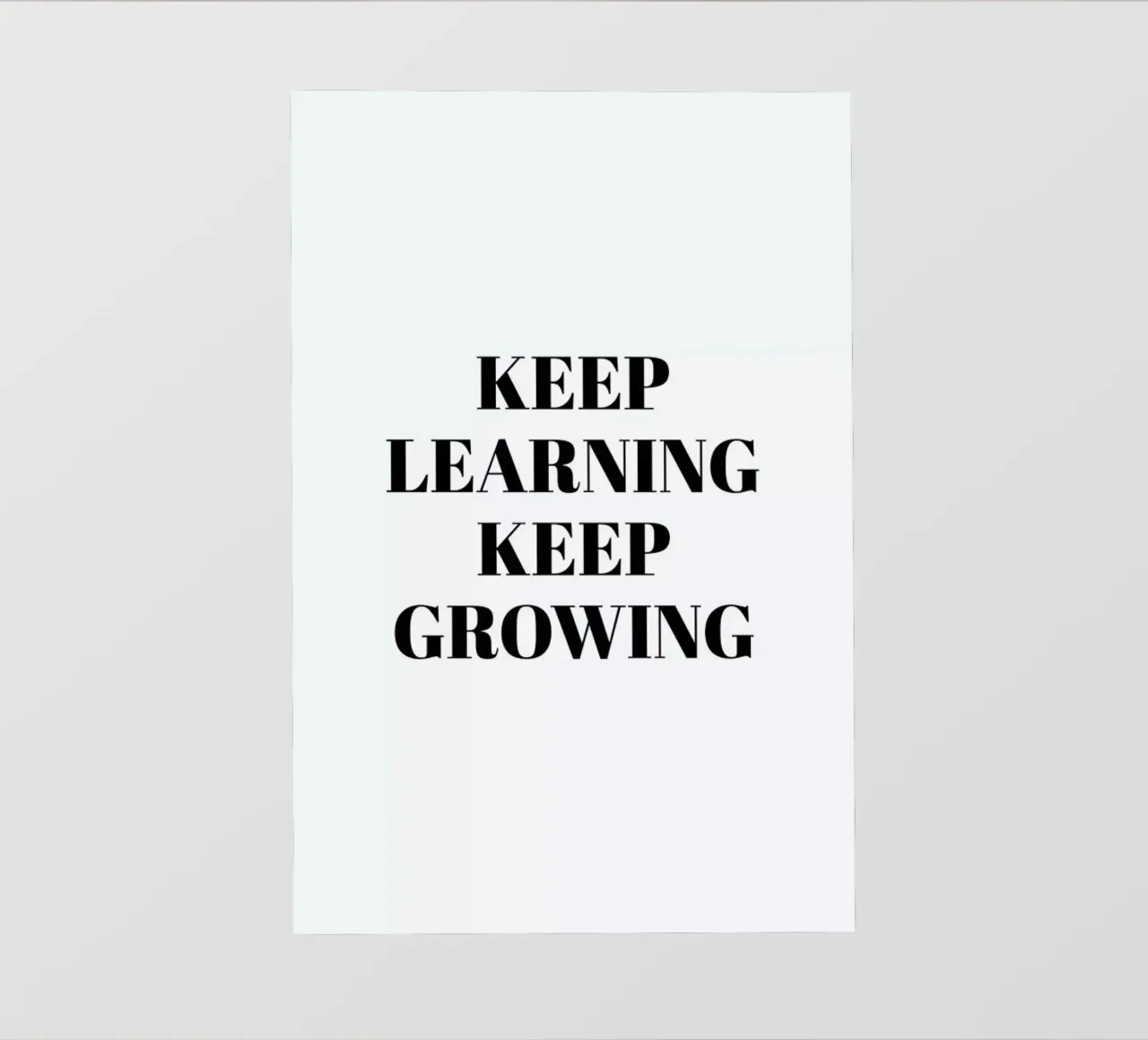 Keep Learning telo in pvc da Studio One