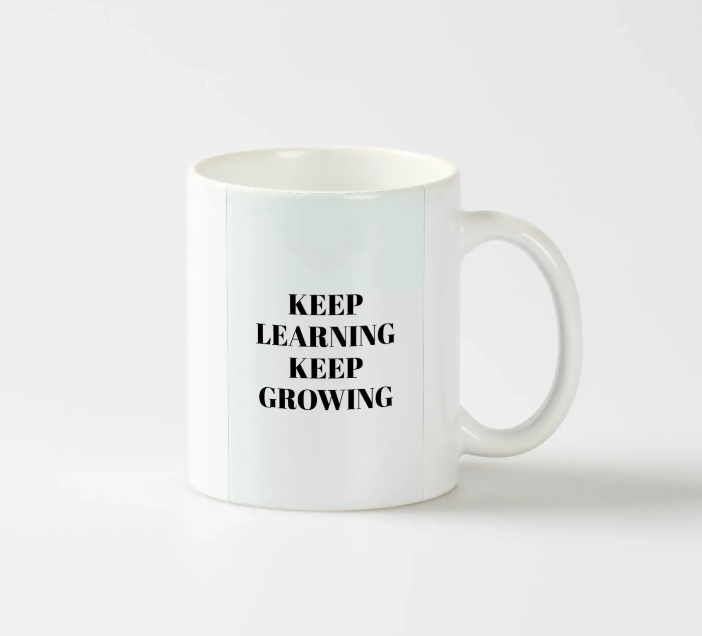 Keep Learning ceramic mug by Studio One