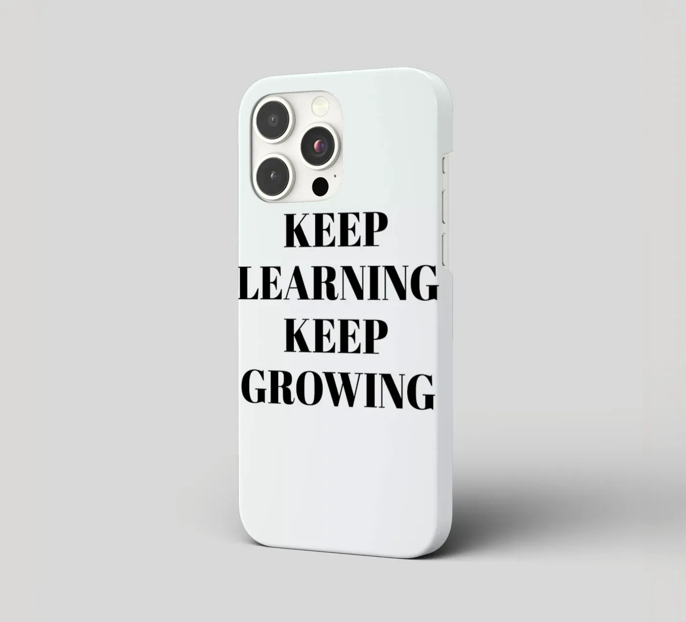 Keep Learning iphone case by Studio One
