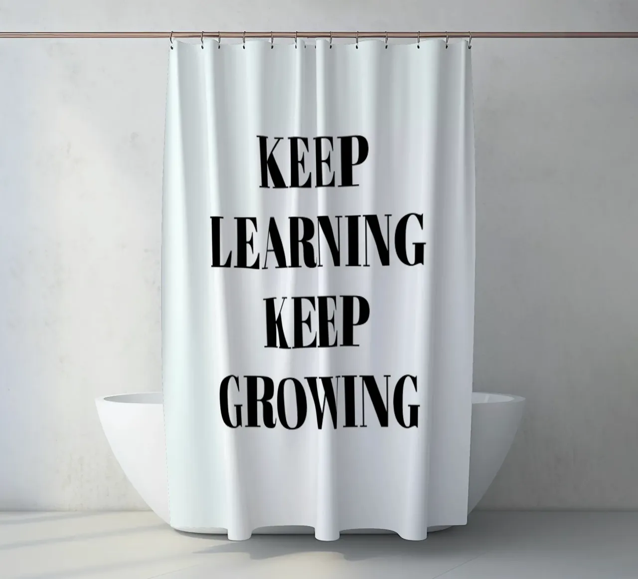 Keep Learning douchegordijn van Studio One