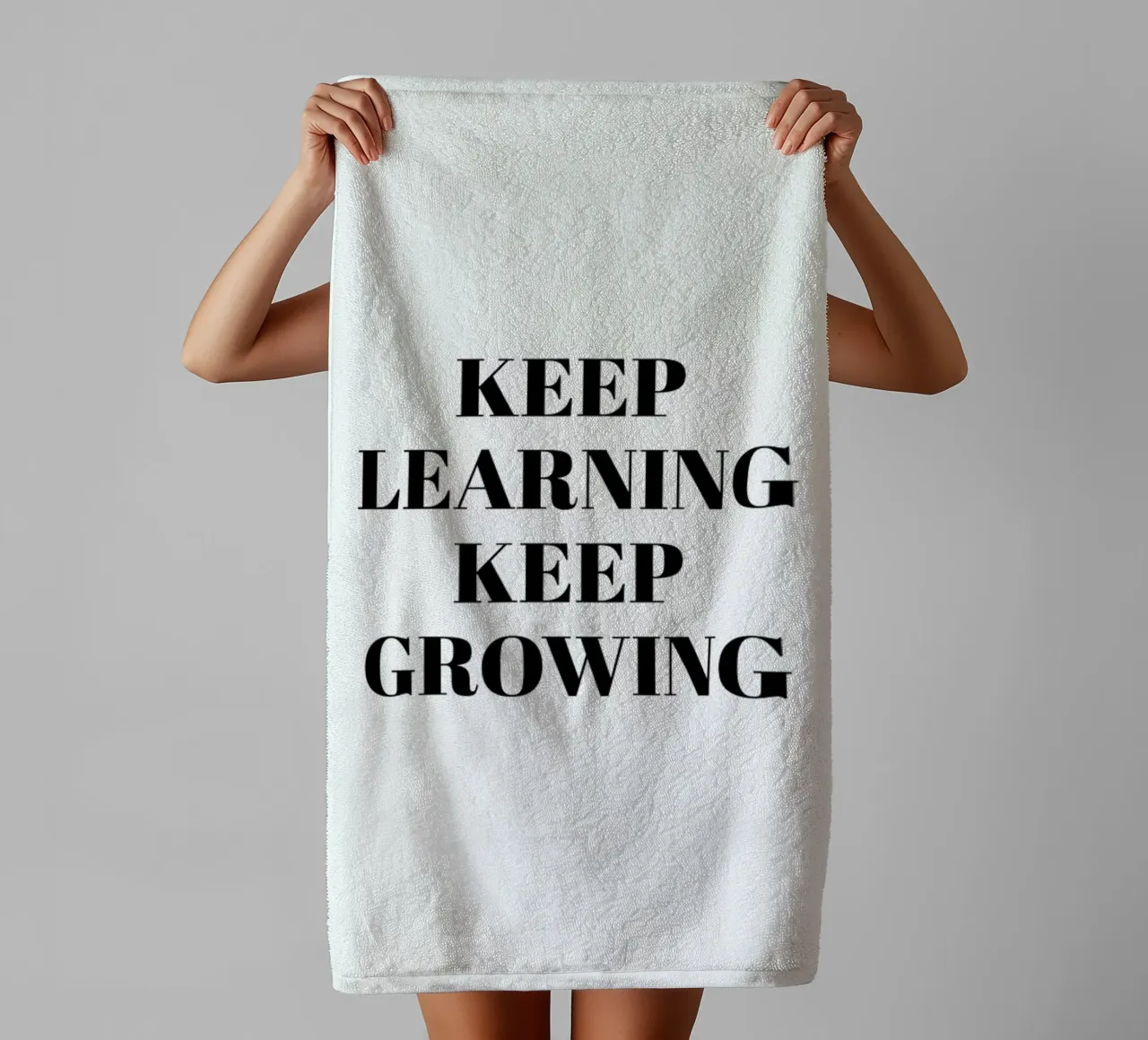 Keep Learning towel by Studio One
