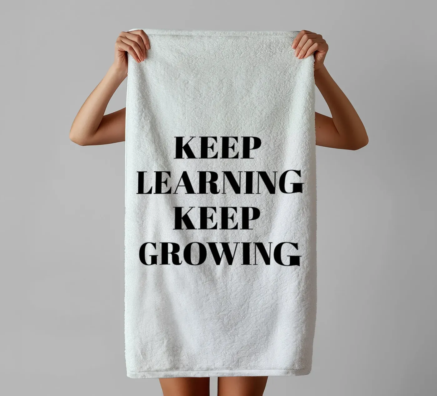 Keep Learning badhanddoek van Studio One