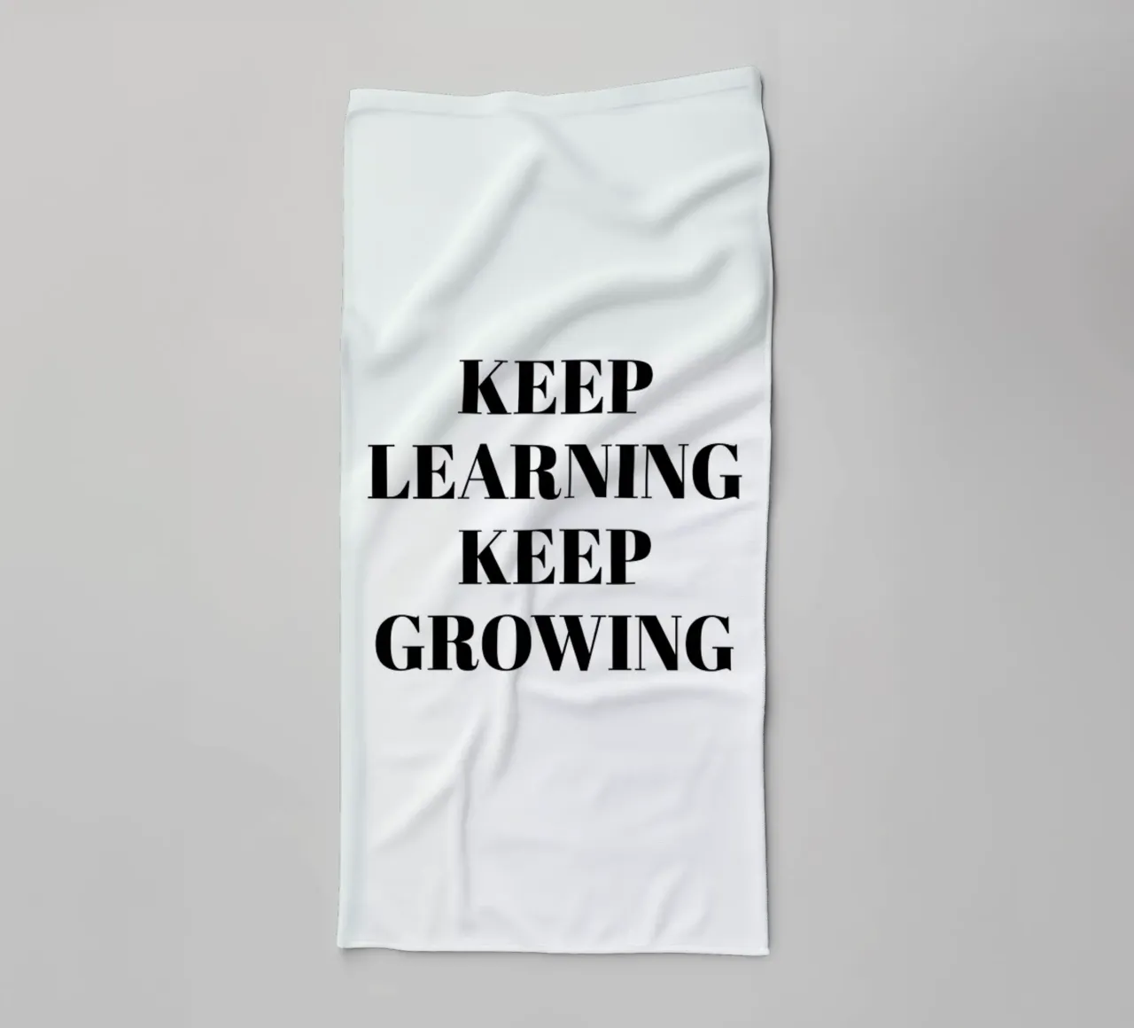 Keep Learning towel by Studio One