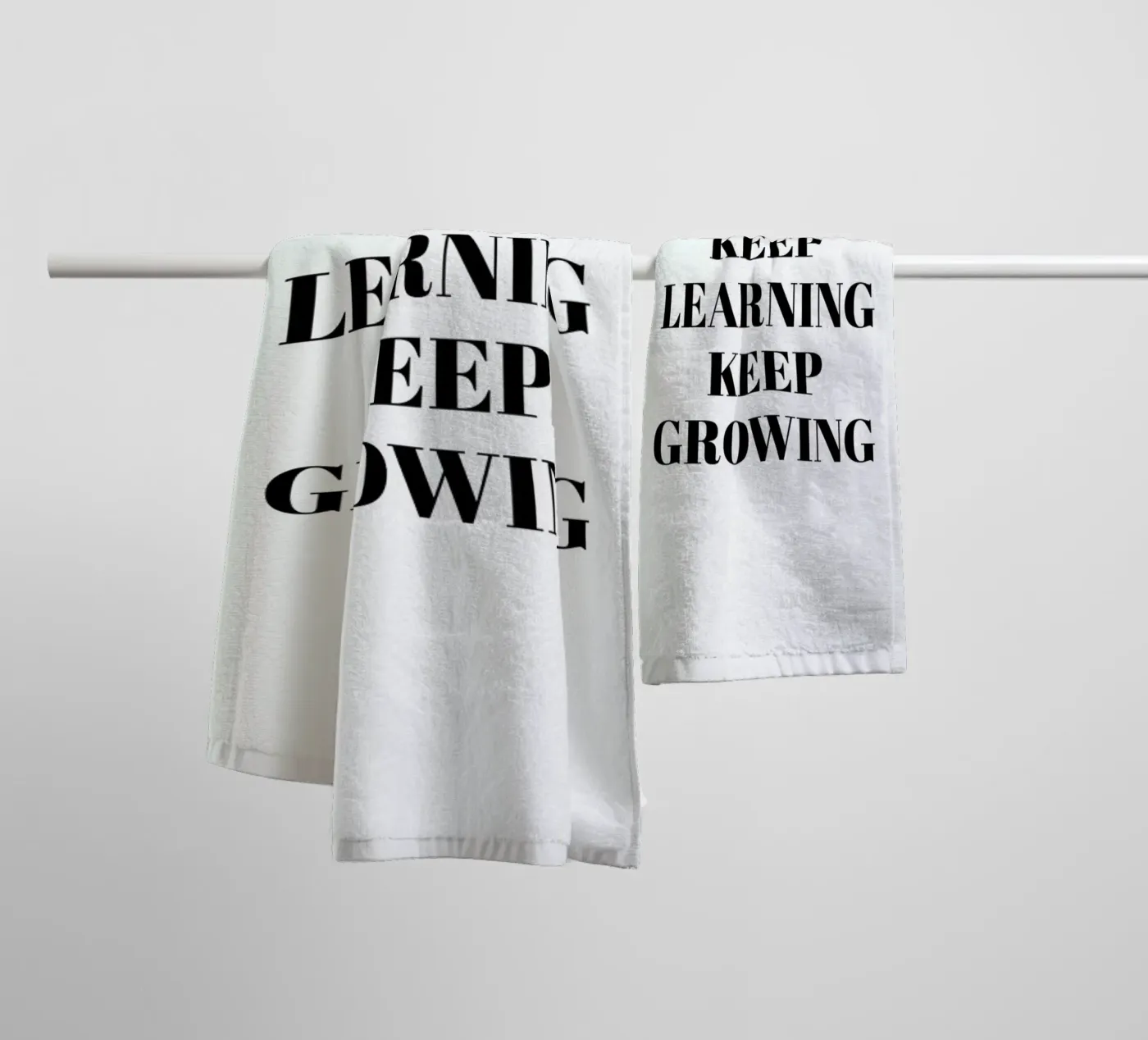 Keep Learning Handtuch von Studio One