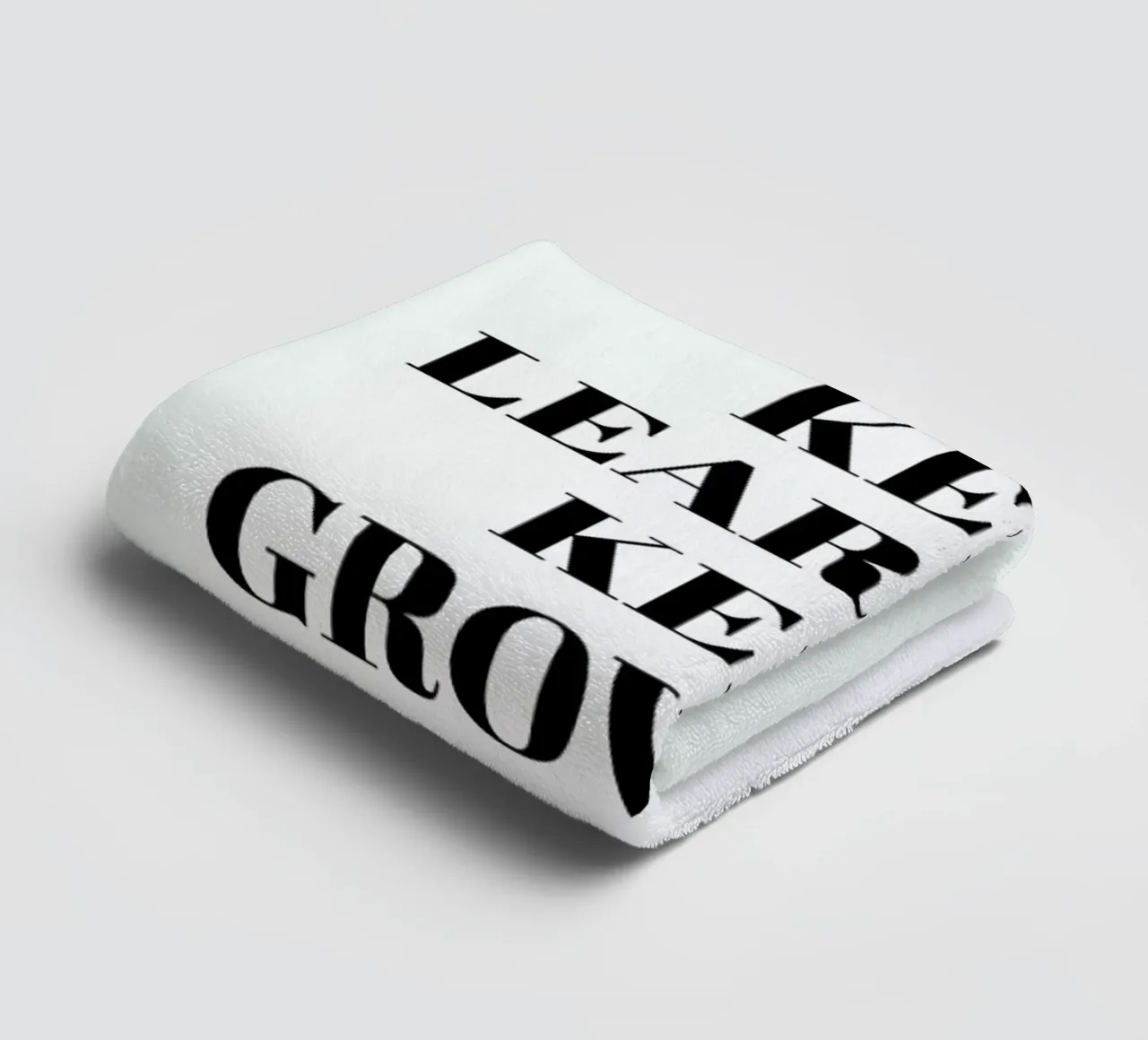 Keep Learning towel by Studio One
