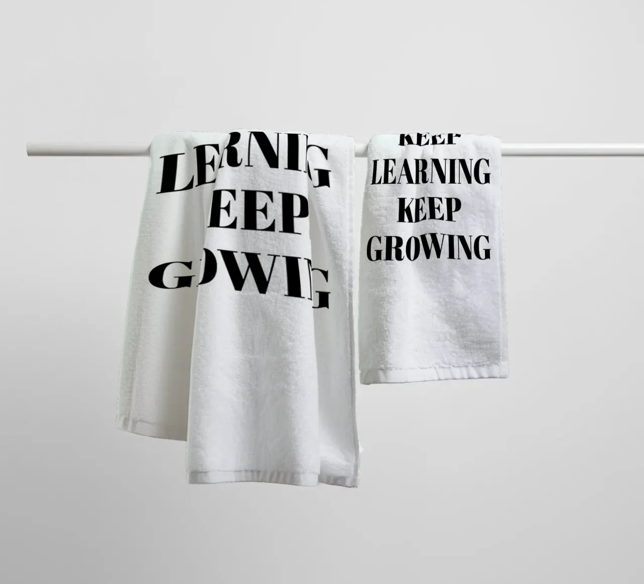Keep Learning towel by Studio One