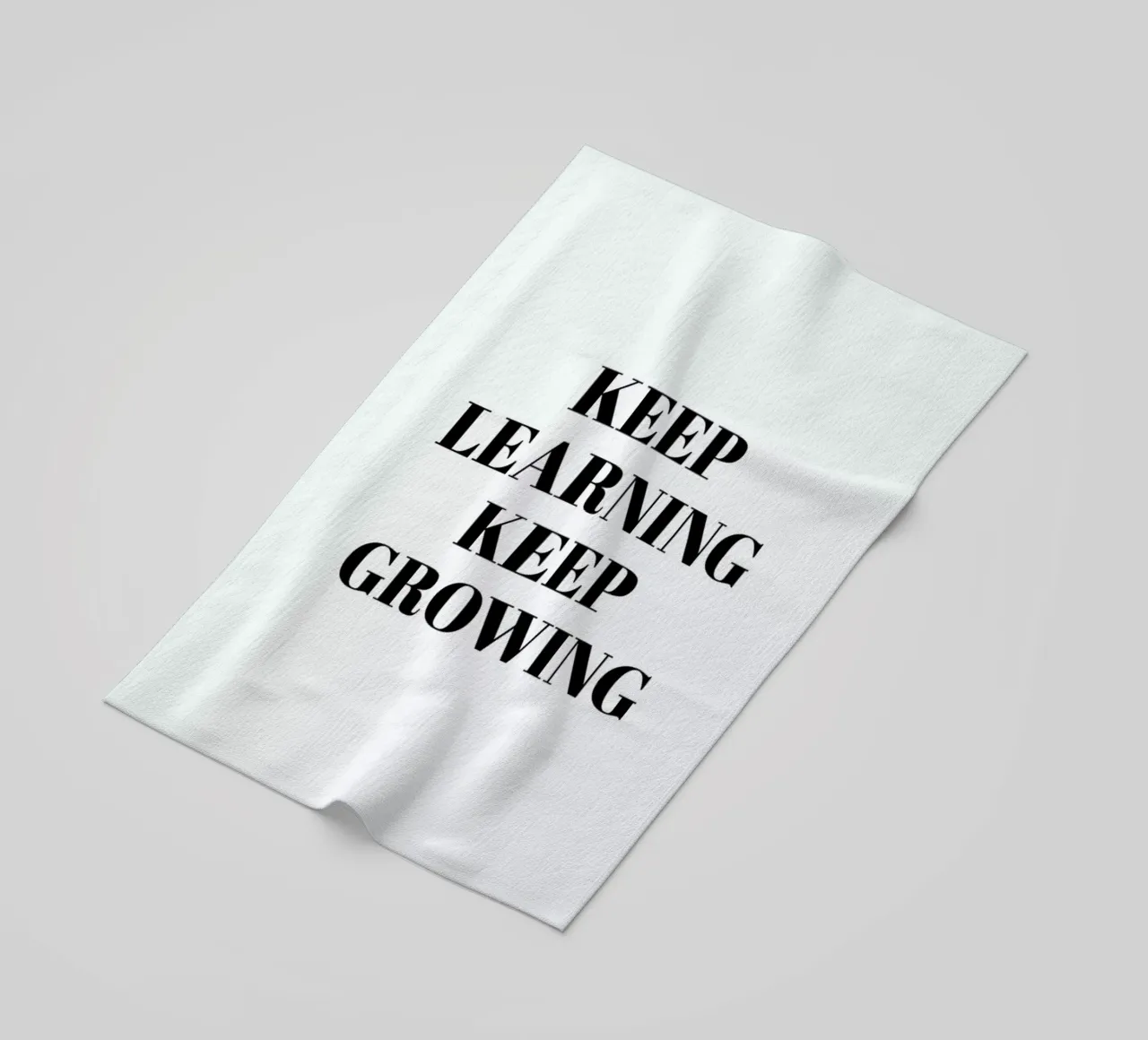 Keep Learning strandhanddoek van Studio One