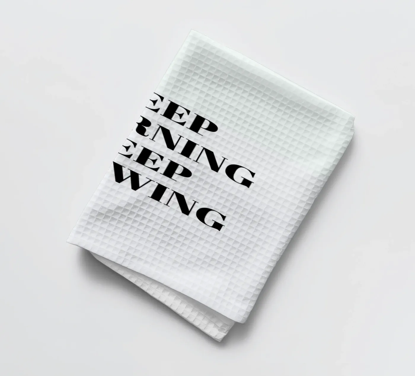 Keep Learning canovaccio da cucina da Studio One