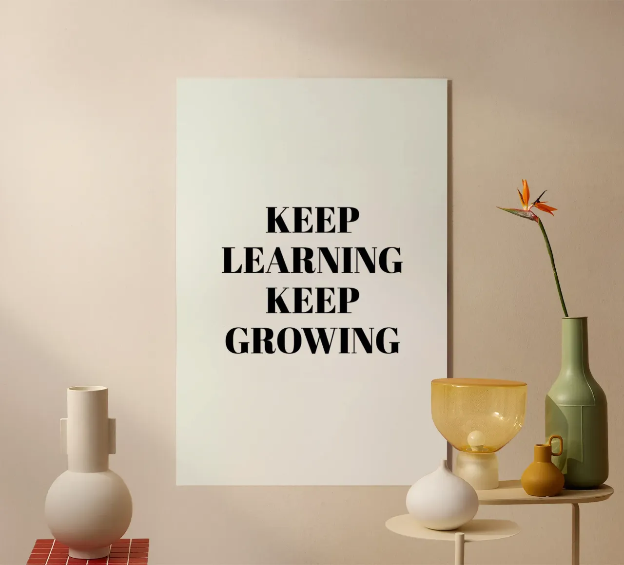 Keep Learning plexiglass da Studio One