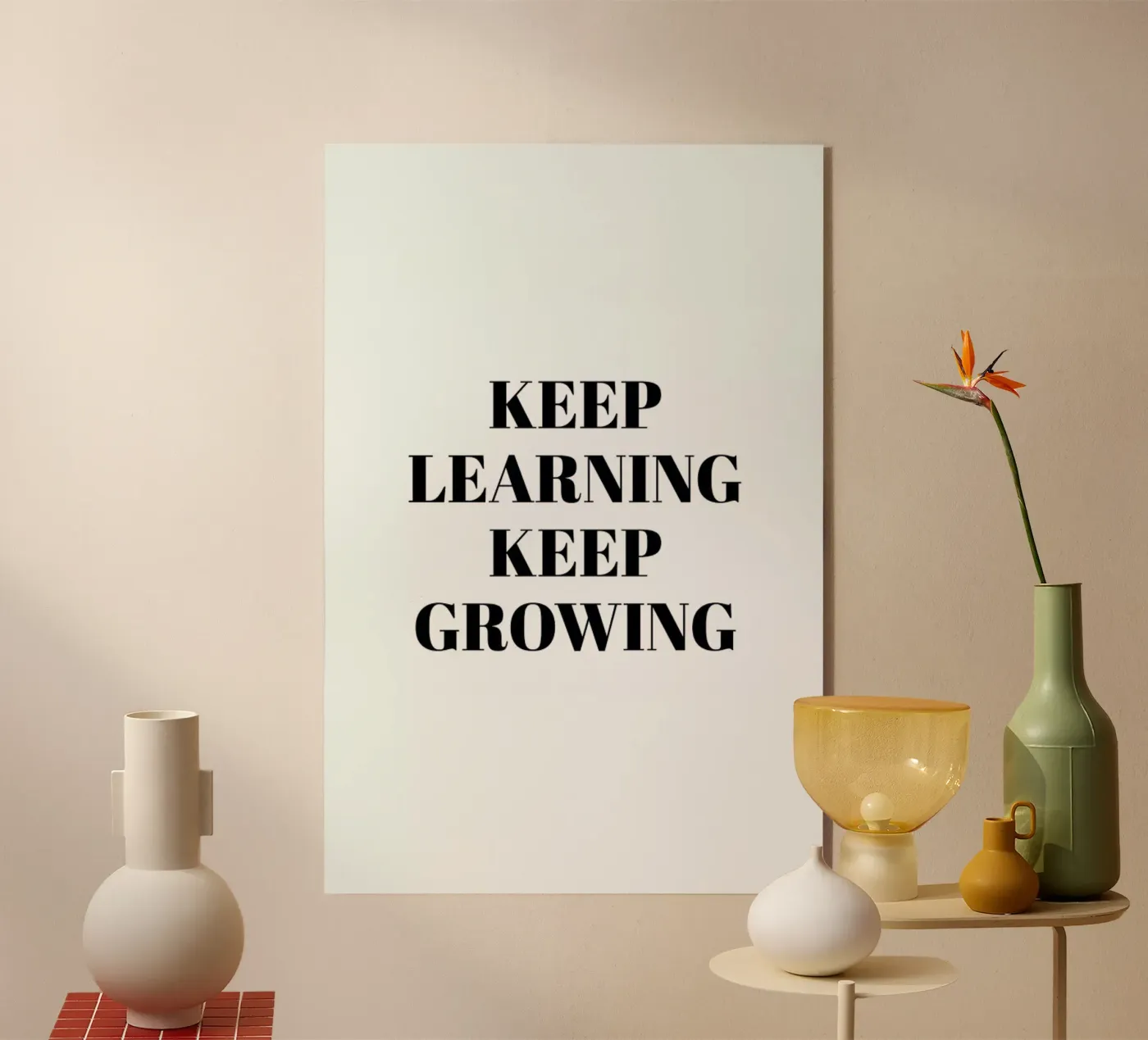 Keep Learning plexiglass da Studio One