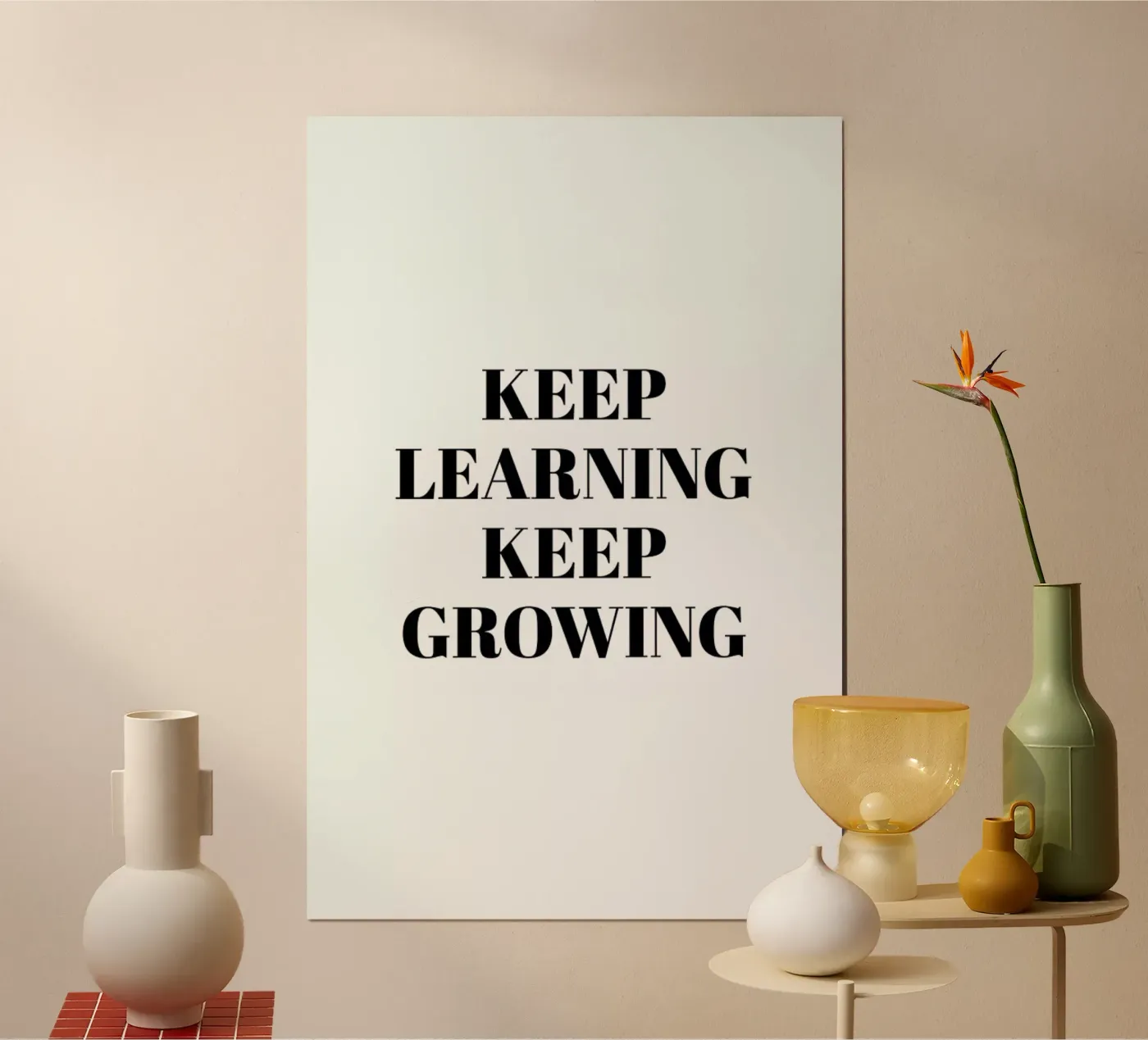 Keep Learning poster da Studio One