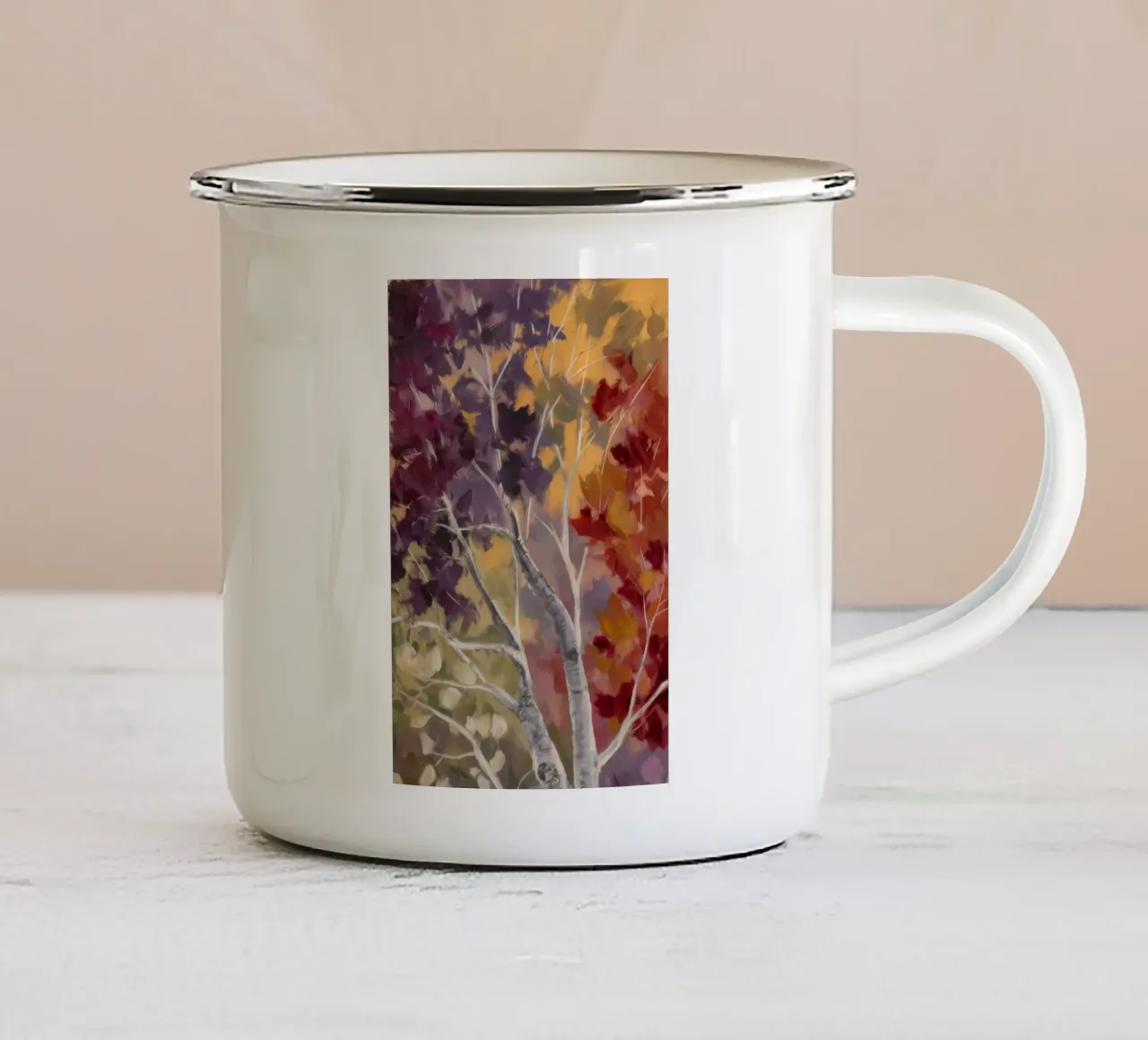 Arazzo Twilight Woods tazza in smalto da Dream Spectrum