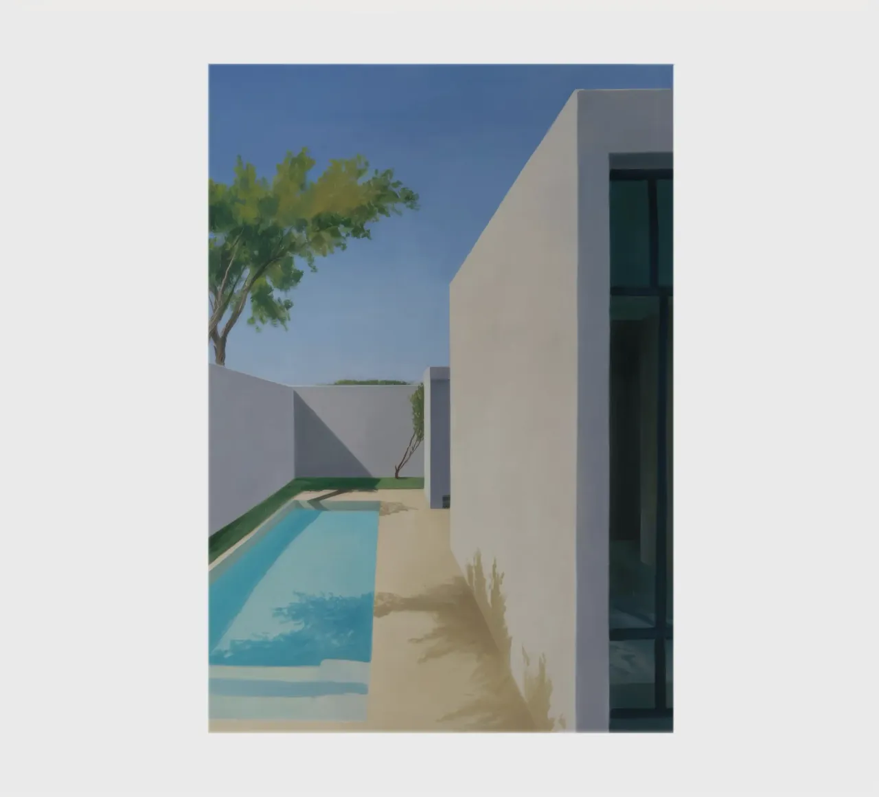 Azure Wall Stillness notebook by Infinite Chroma