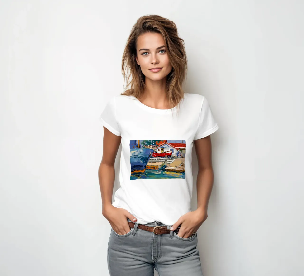 Sprazzi di colore marittimo t-shirt da donna da Celestial Harmony