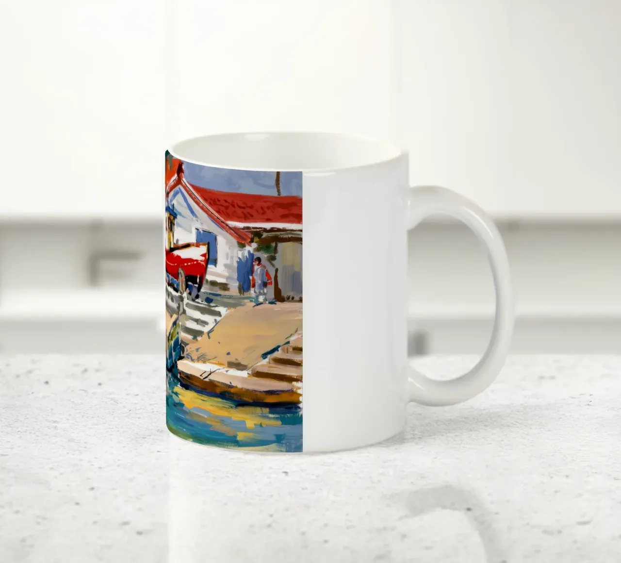 Sprazzi di colore marittimo tazza in ceramica da Celestial Harmony