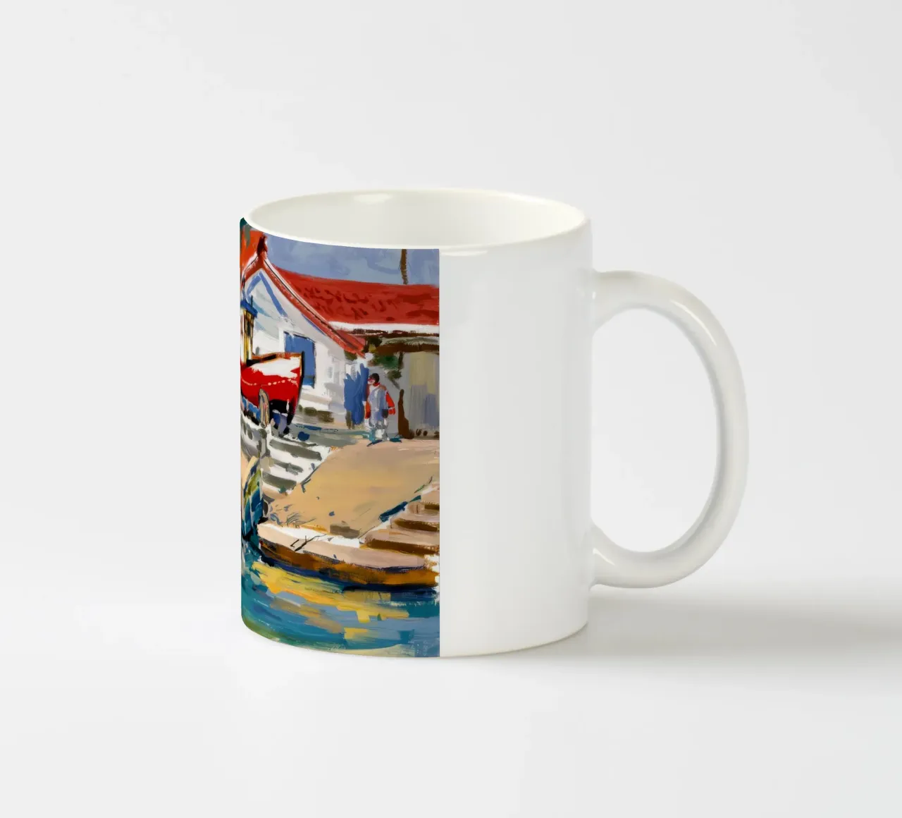 Sprazzi di colore marittimo tazza in ceramica da Celestial Harmony