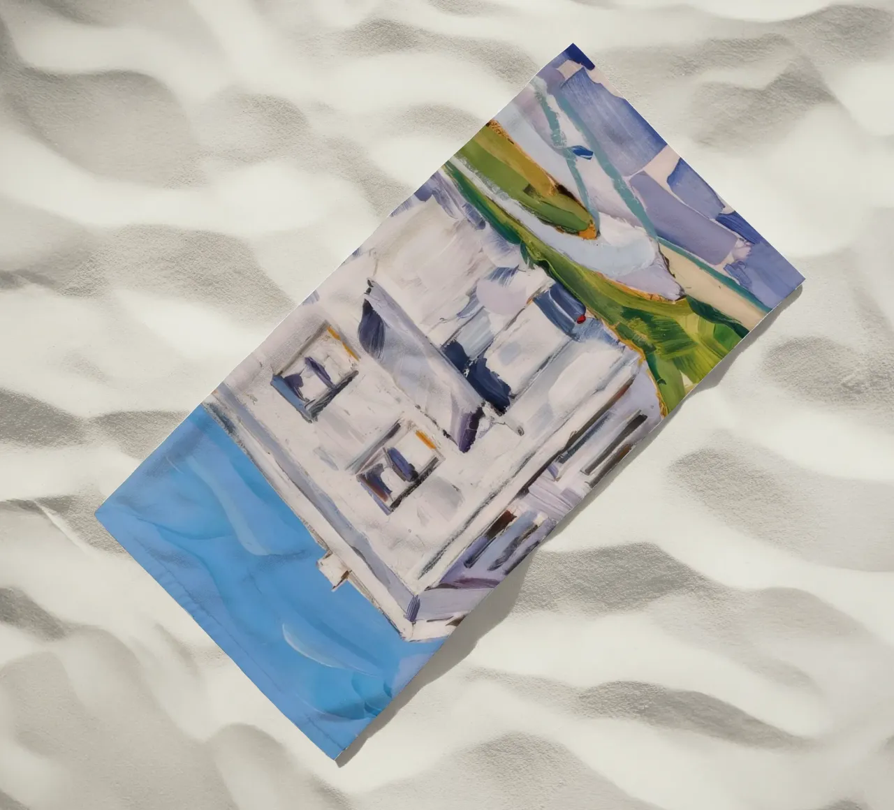 White Building Crossroads telo mare da Silk Palette