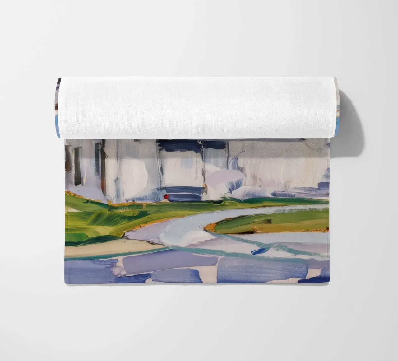 White Building Crossroads telo mare da Silk Palette