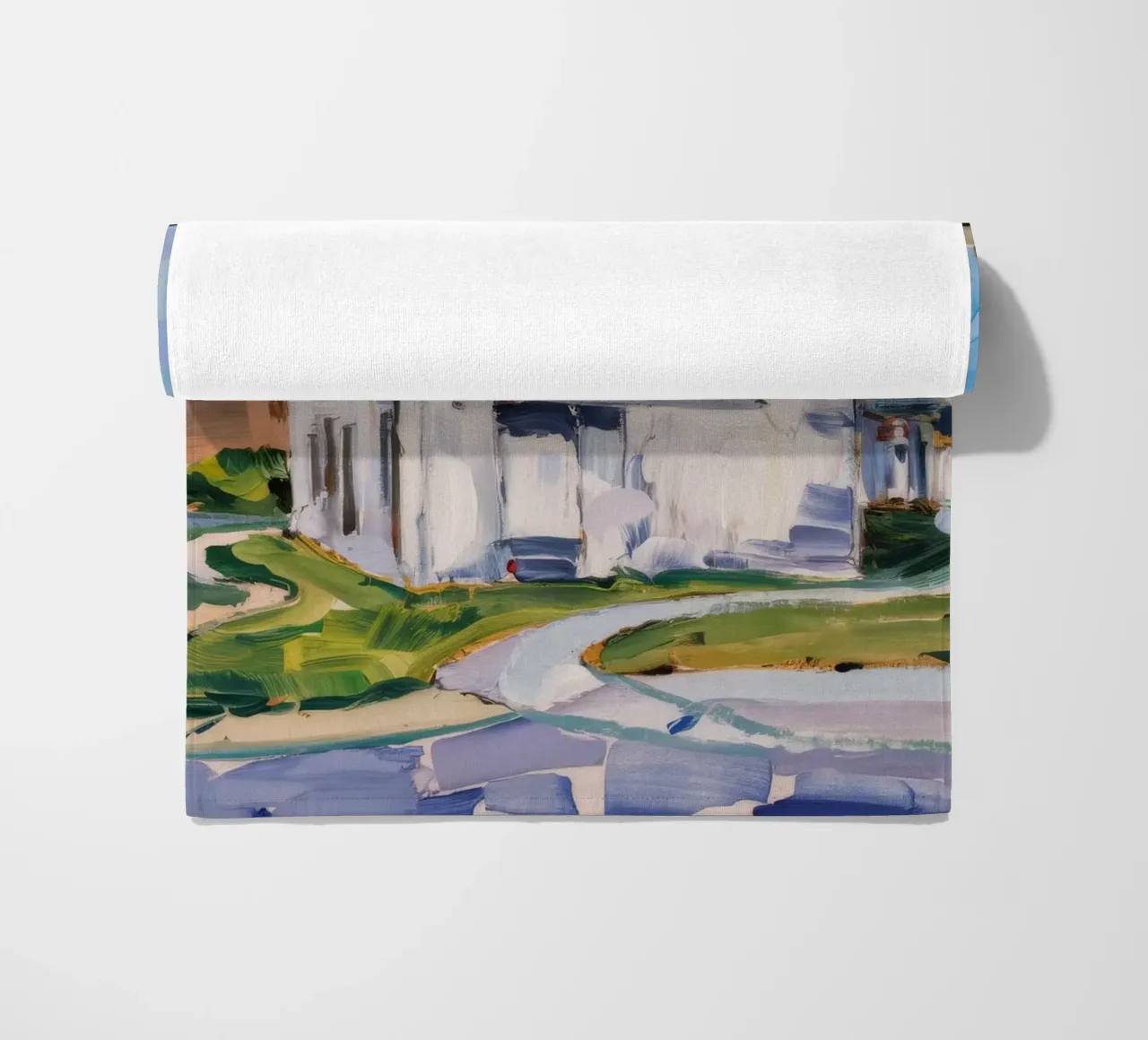 White Building Crossroads telo mare da Silk Palette