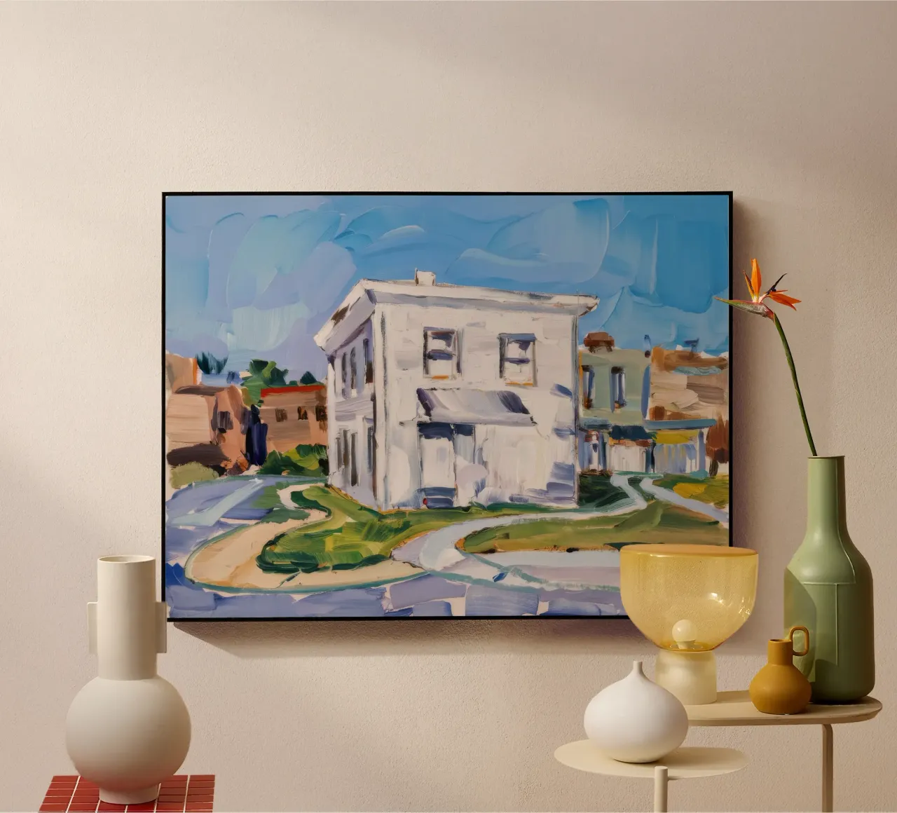 White Building Crossroads plexiglass da Silk Palette