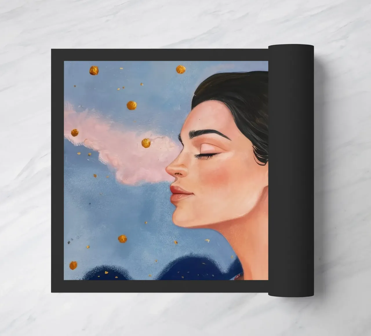 Celestial Dot Profile doormat by Vivid Reverie