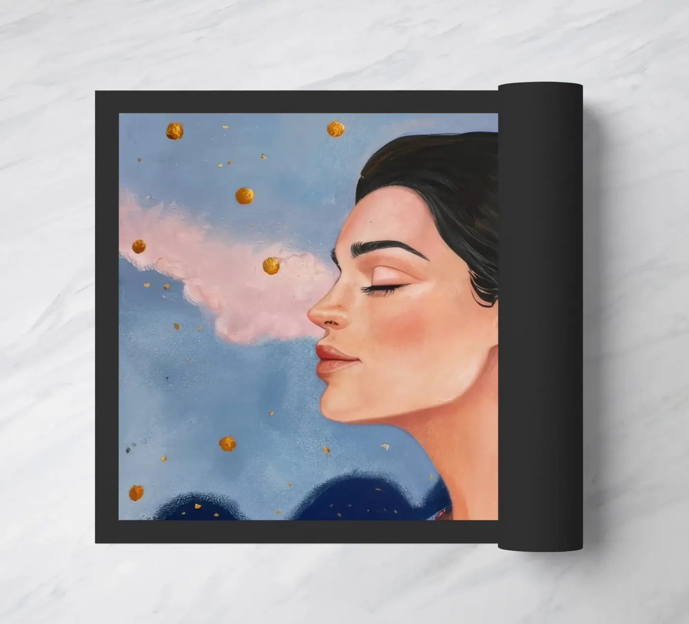 Celestial Dot Profile doormat by Vivid Reverie