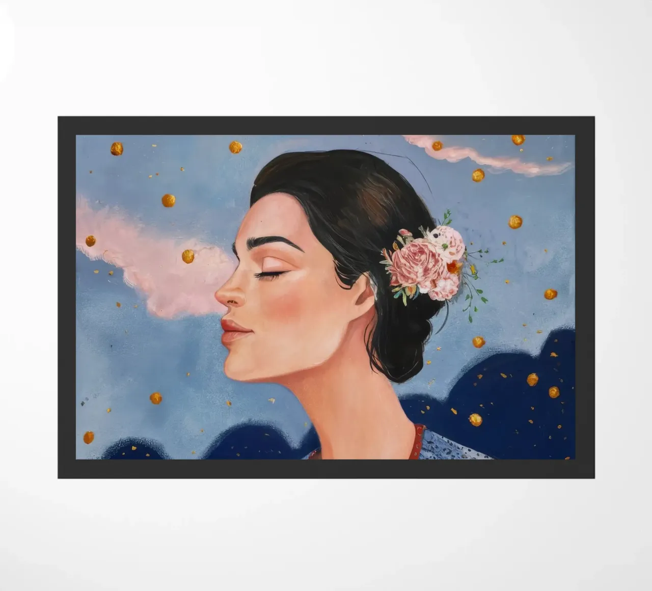 Celestial Dot Profile doormat by Vivid Reverie