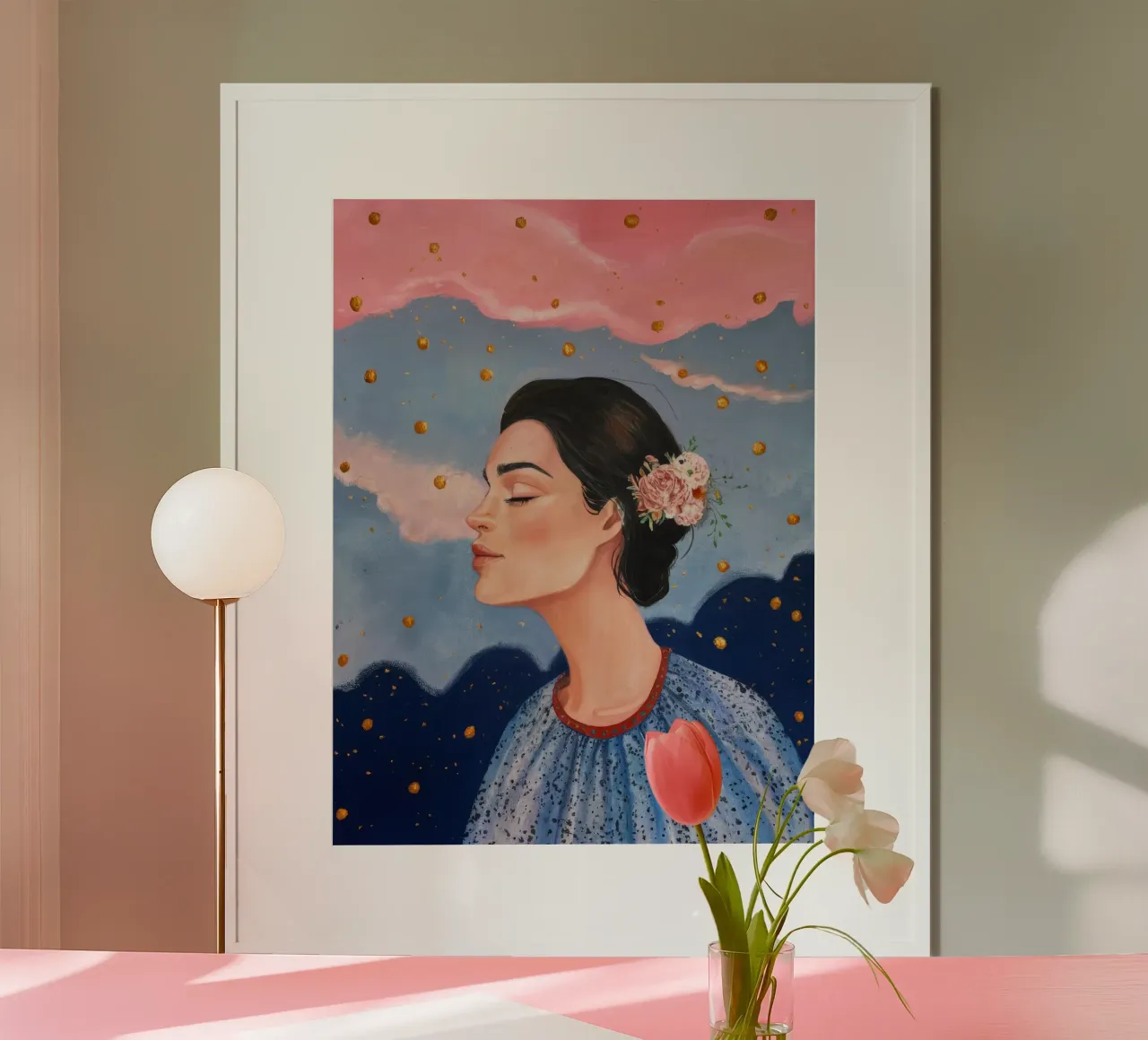 Celestial Dot Profile poster by Vivid Reverie