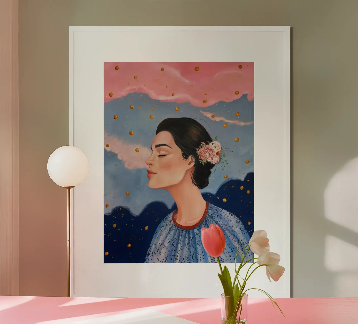 Celestial Dot Profile poster by Vivid Reverie