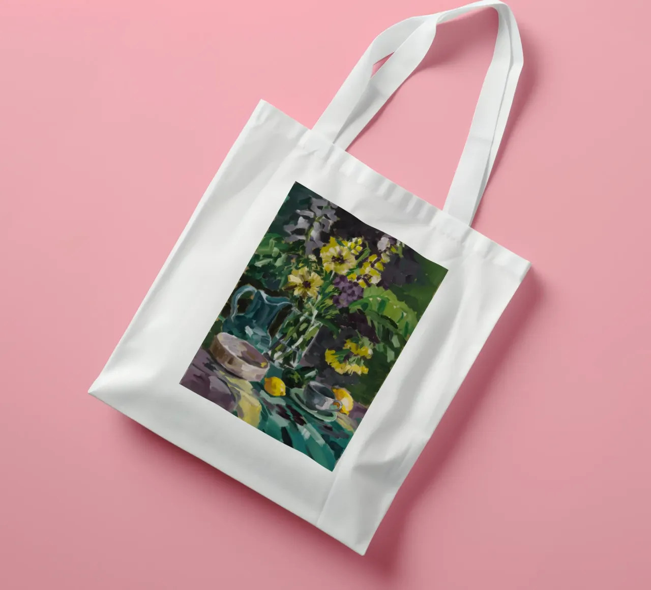 Brocca di delphinium Grace borsa in juta da Radiance Landscape