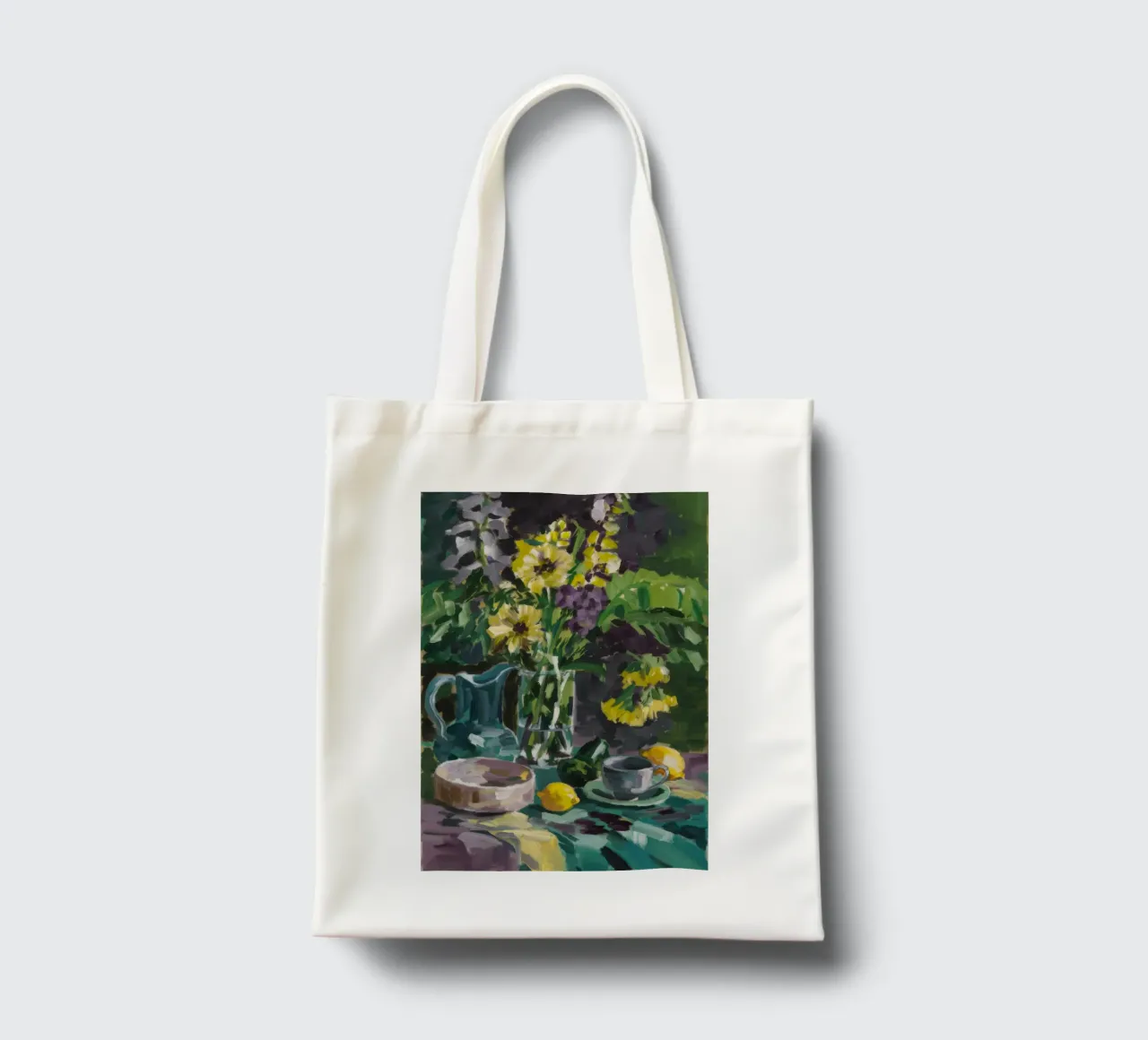 Brocca di delphinium Grace borsa in juta da Radiance Landscape