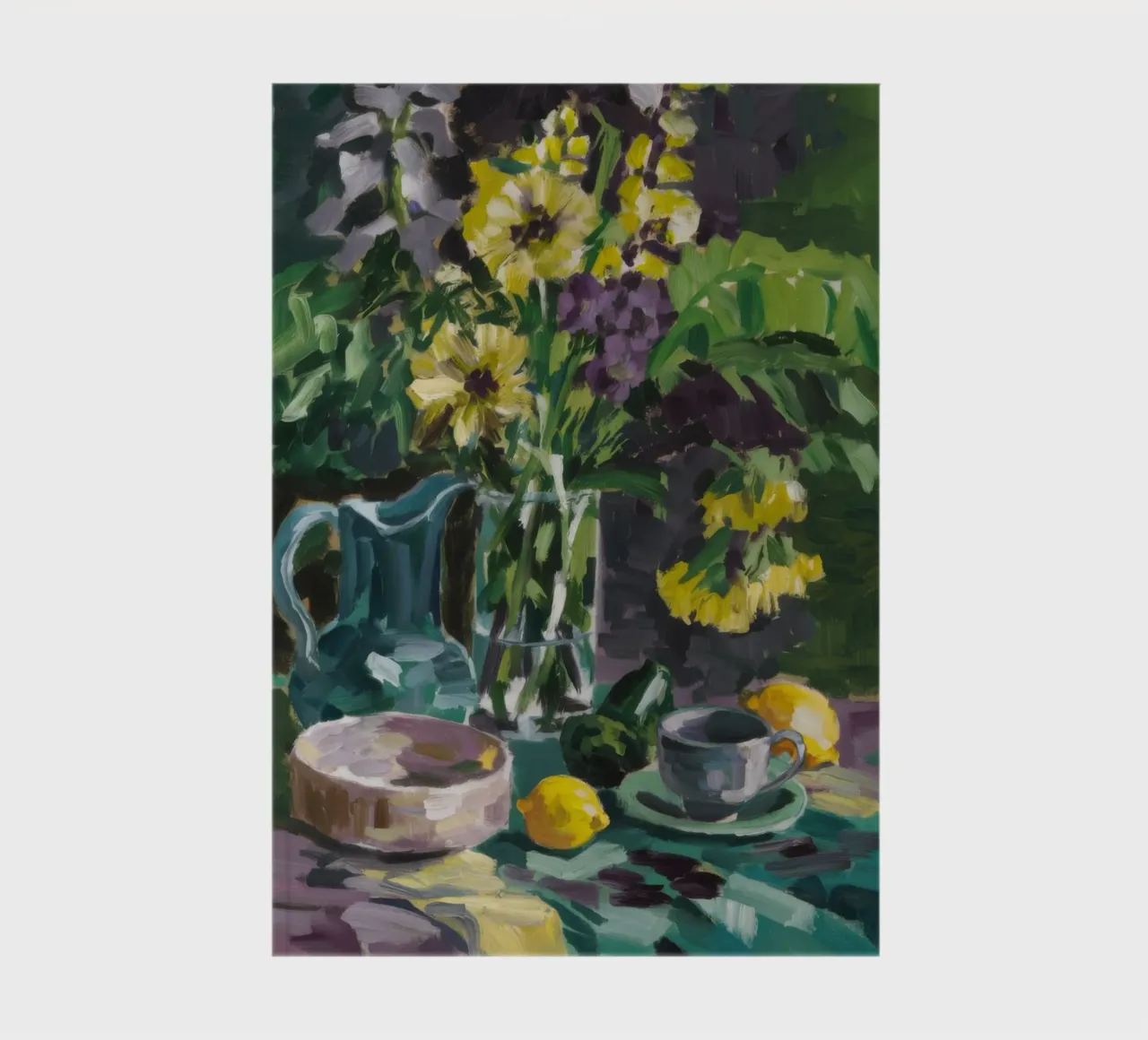 Delphinium Pitcher Grace notebook by Radiance Landscape