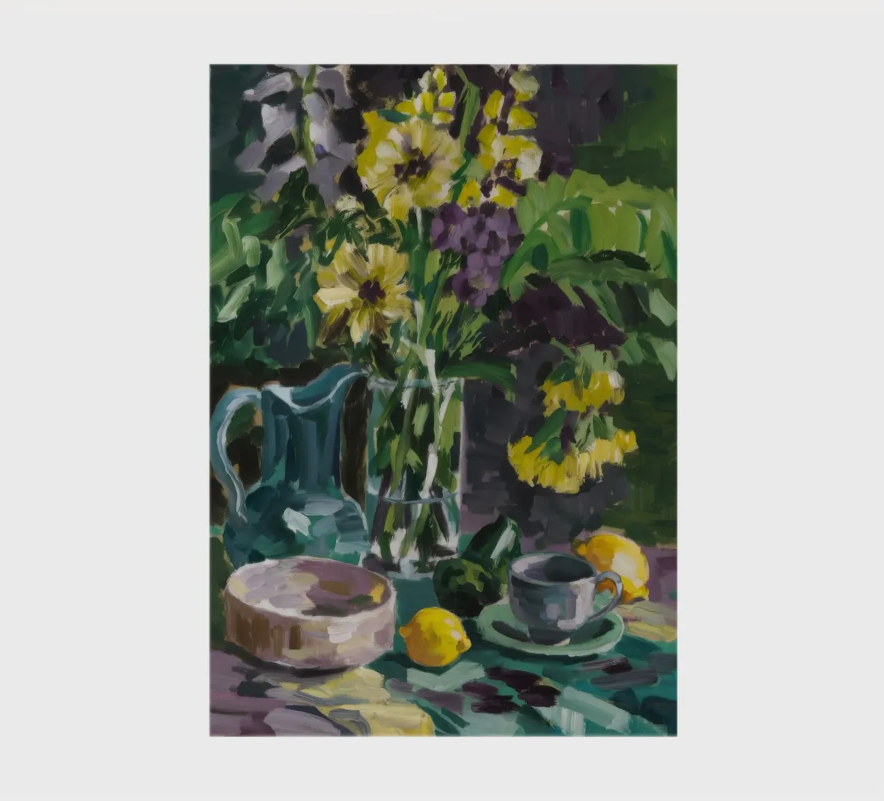 Delphinium Pitcher Grace notebook by Radiance Landscape