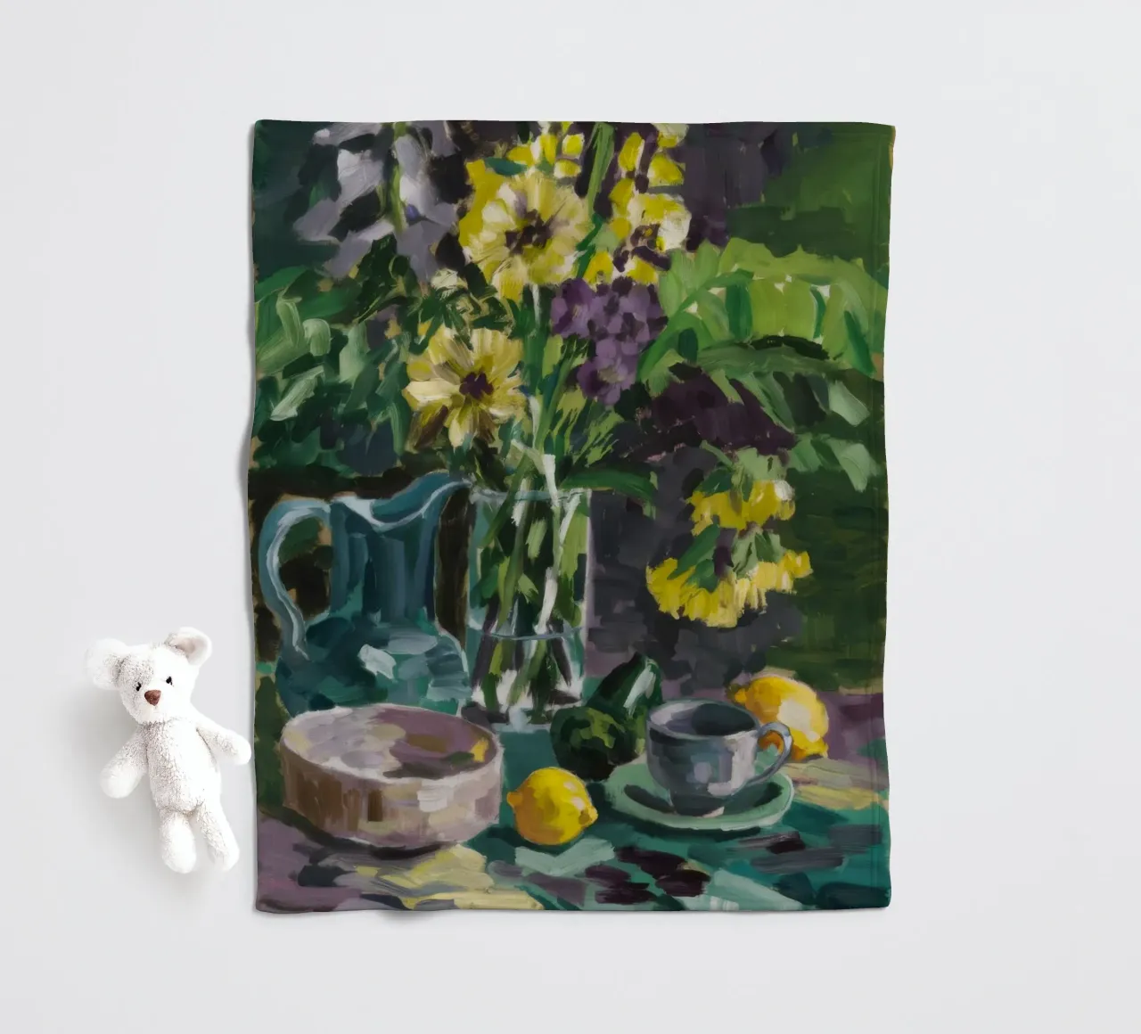 Brocca di delphinium Grace coperta in pile da Radiance Landscape