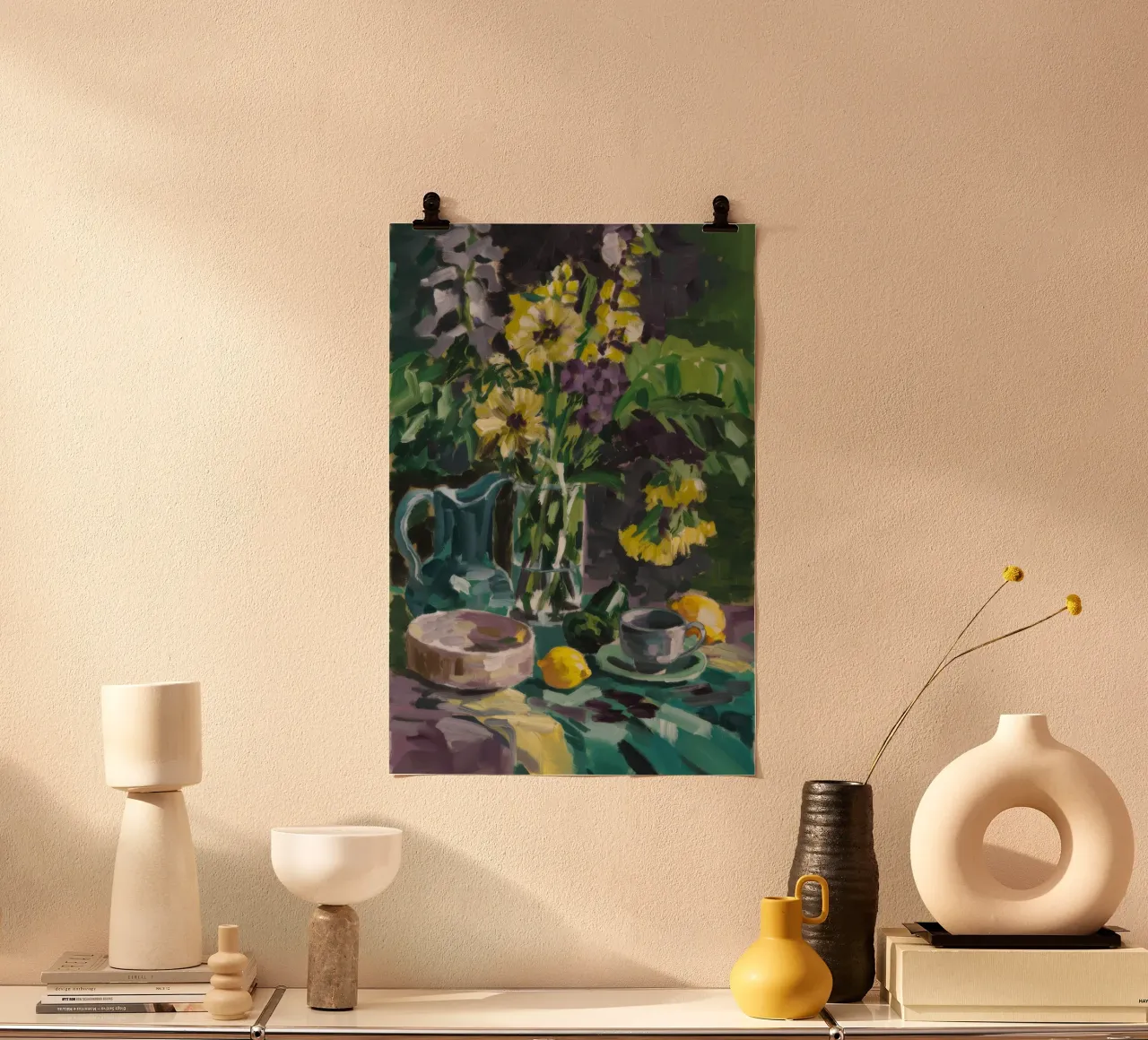 Brocca di delphinium Grace carta hahnemühle da Radiance Landscape