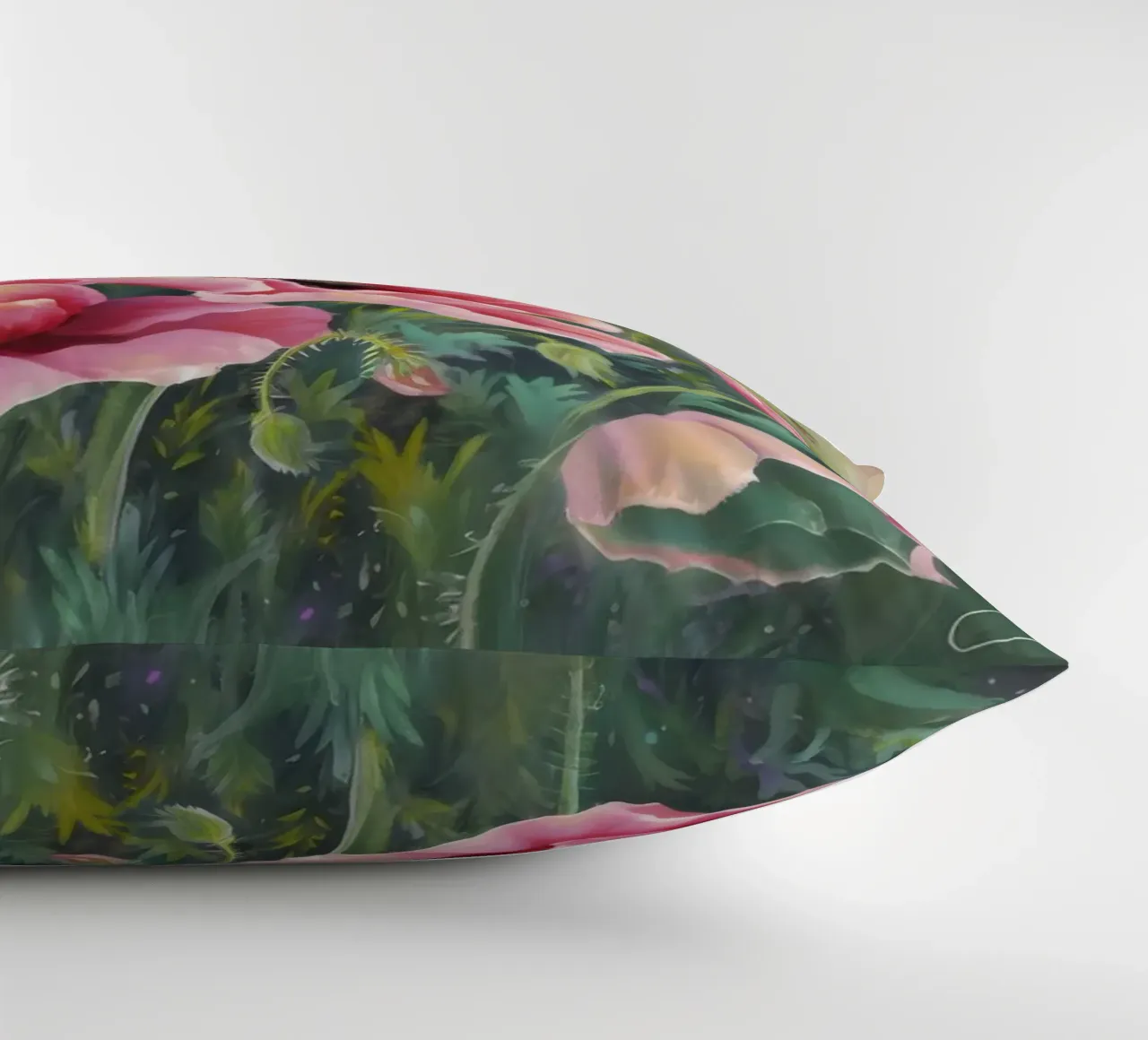 Papavero di velluto in fiore cuscino da Dream Spectrum