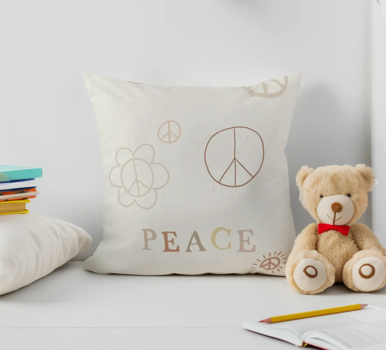Peace cuscino da KRUTH DESIGN