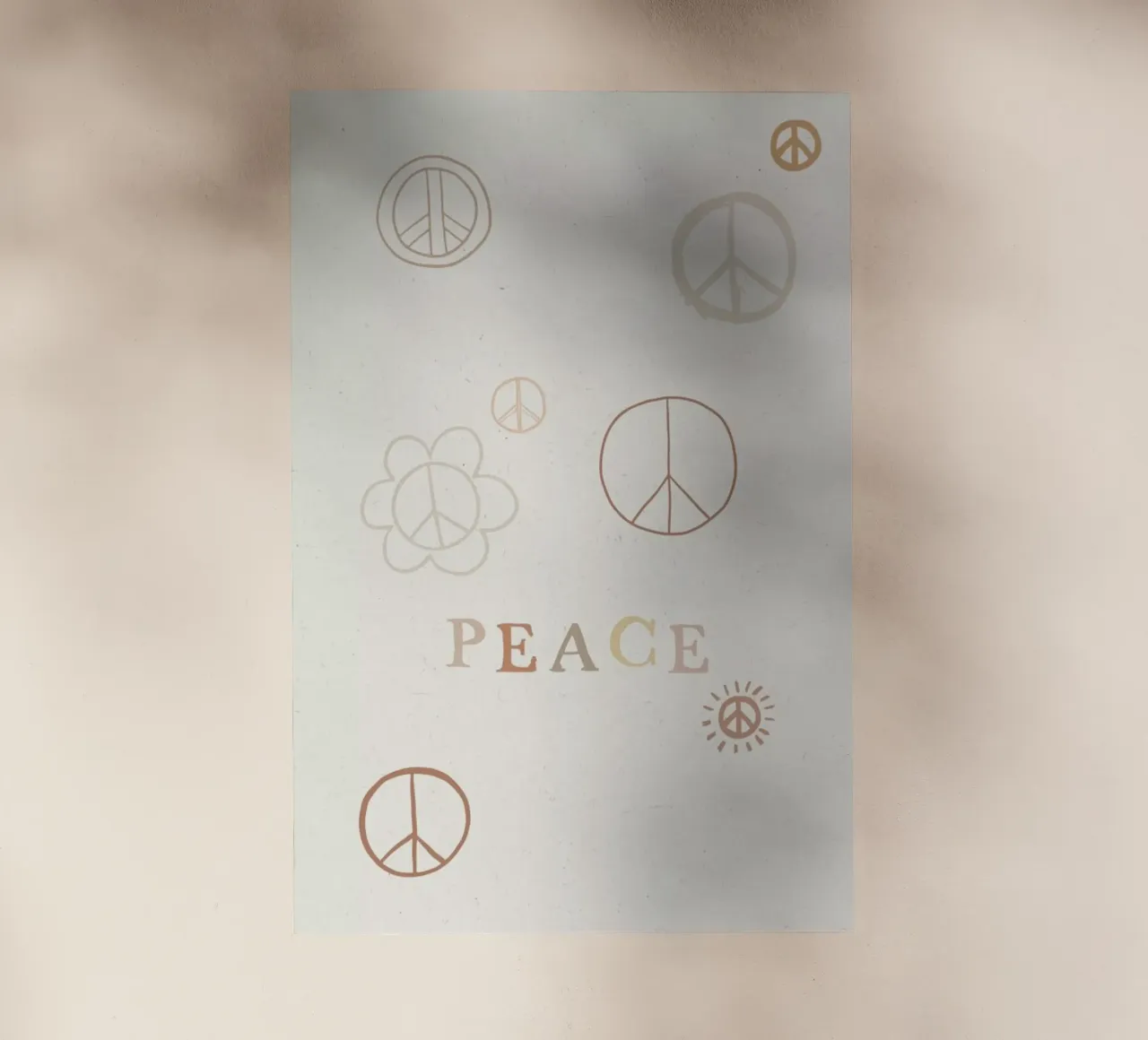 Peace pellicola backlit da KRUTH DESIGN