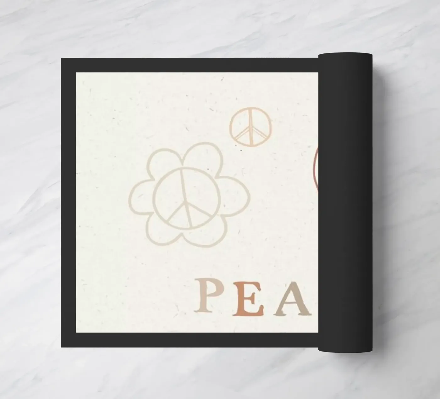 Peace Fußmatte von KRUTH DESIGN