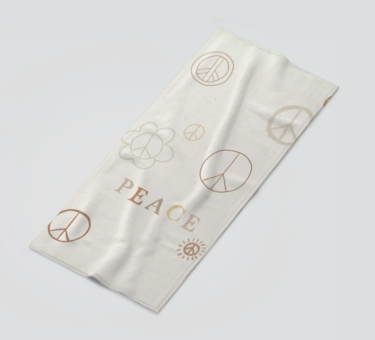 Peace telo mare da KRUTH DESIGN